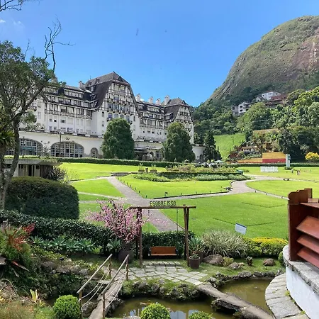 Suite No Palacio Quitandinha Com Vista Para O Lago Petropolis  Exterior photo